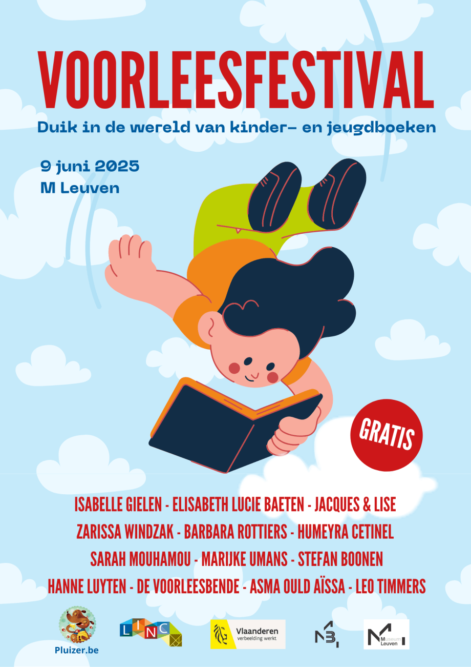 Affiche van het voorleesfestival 2025